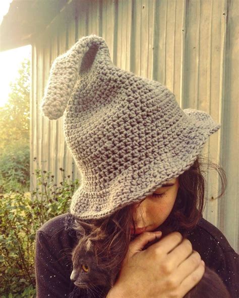 Crochet your way to the perfect snap crochet witch hat